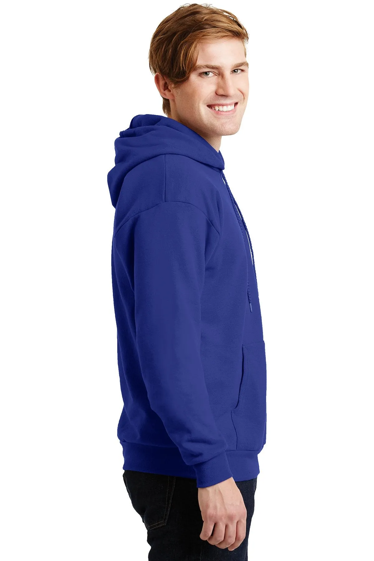 Hanes Ecosmart Pullover Hooded Sweatshirt P170 Deep Royal