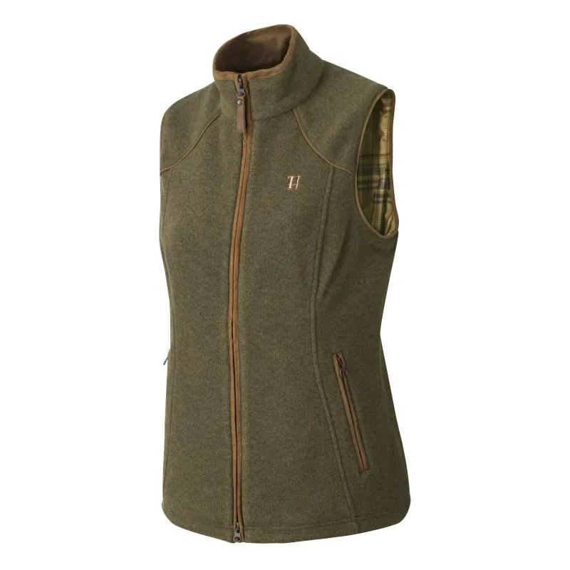 Harkila Sandhem Lady Polartec Fleece Waistcoat - Dusty Lake Green