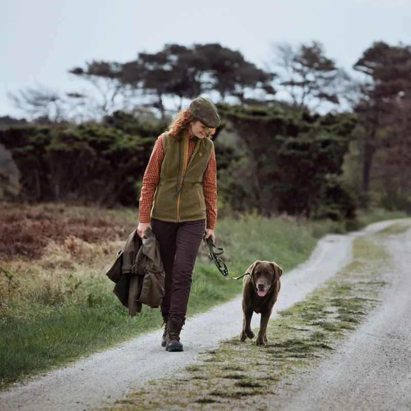 Harkila Sandhem Lady Polartec Fleece Waistcoat - Dusty Lake Green