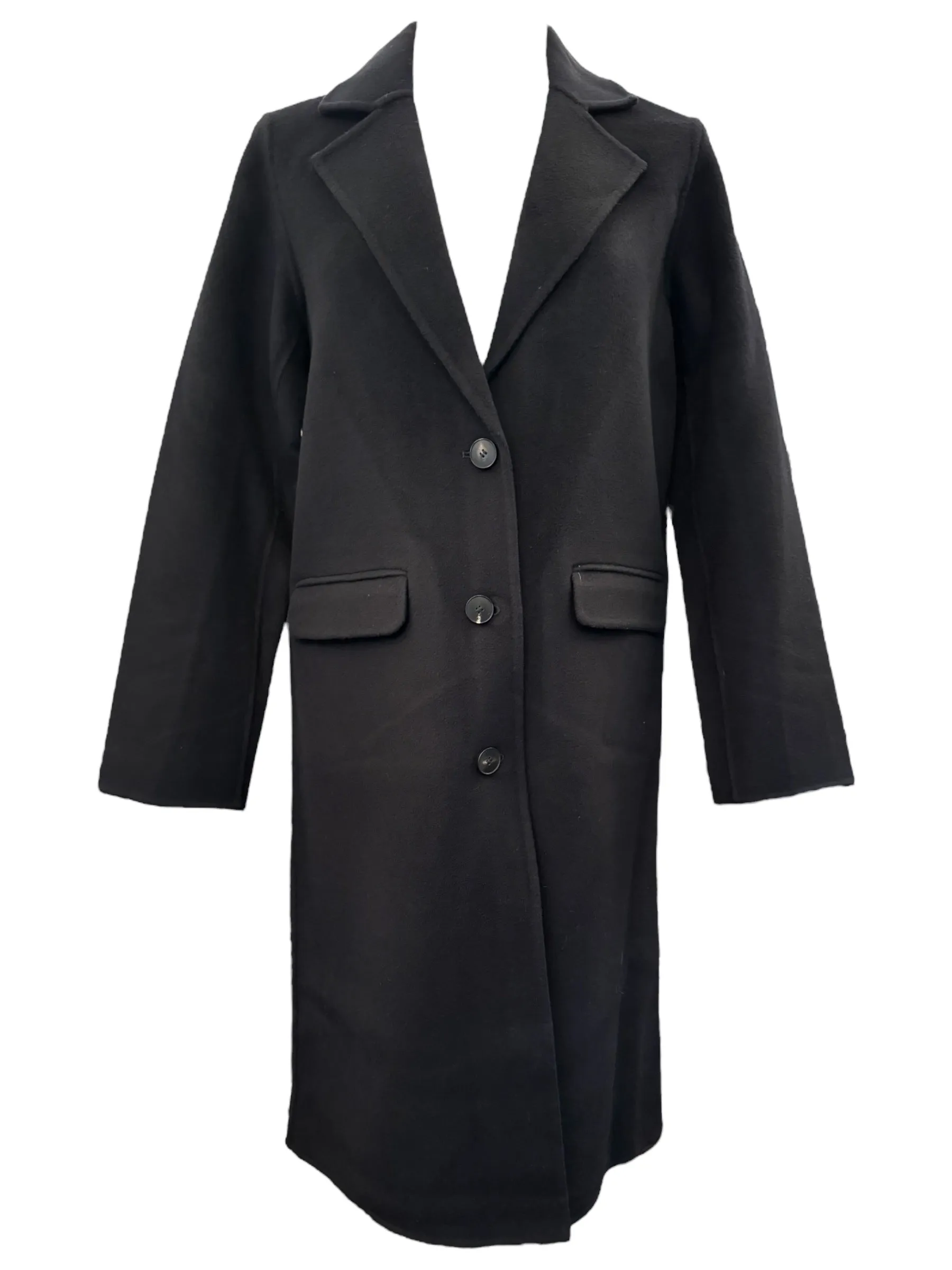 Hartford Women Ville Wool Coat - Navy