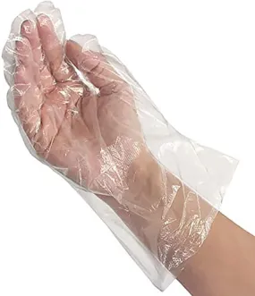 High-Density Polyethylene Non-Sterile Disposable Gloves , Pack of 1050