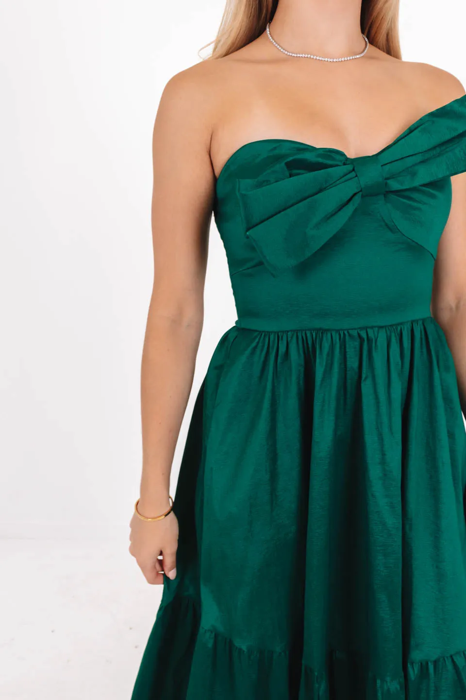 Home For Christmas Midi Dress - Green