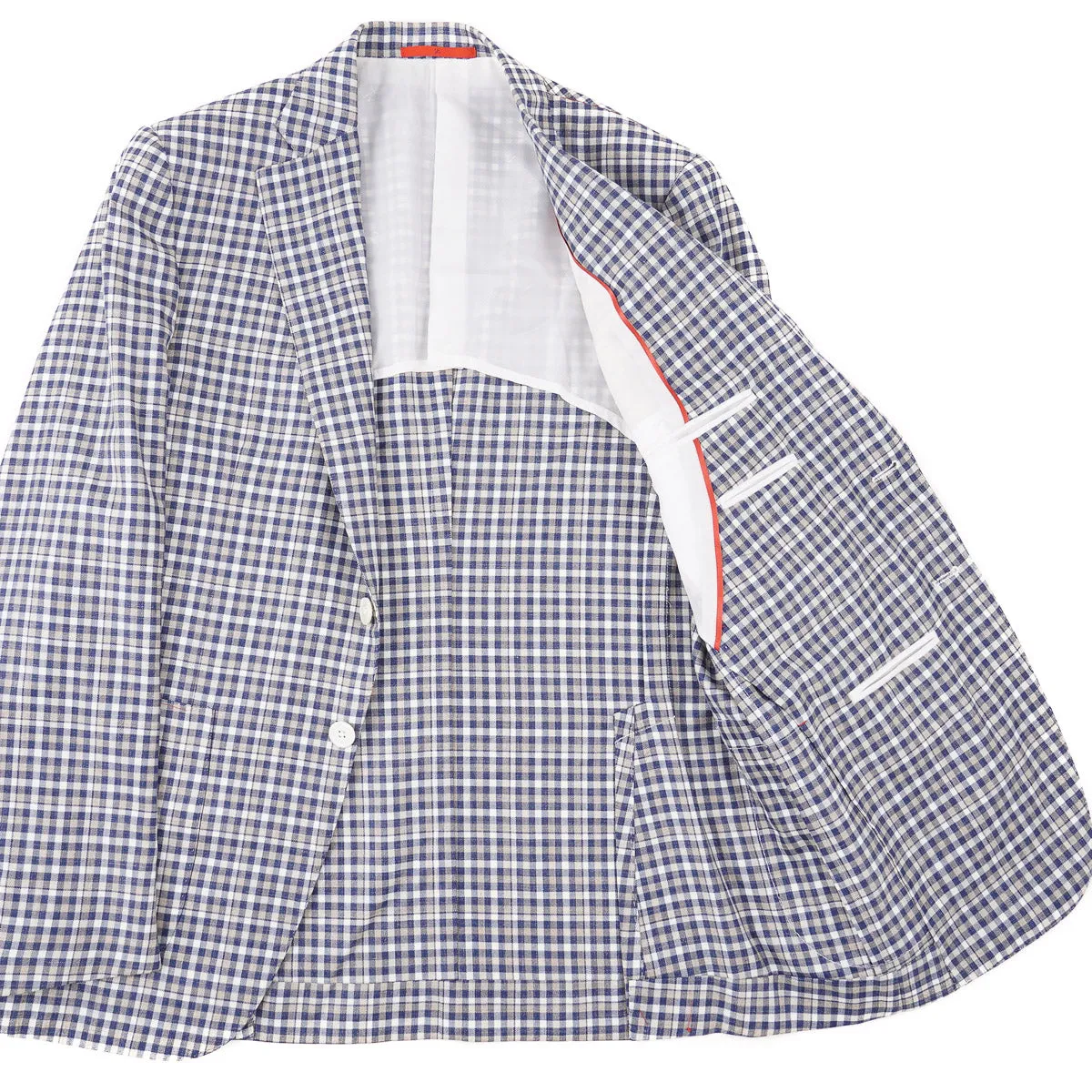 Isaia Lightweight Wool-Silk-Linen Sport Coat