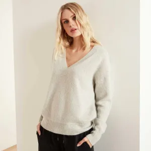 James Perse Relaxed Cashmere sweater V Neck