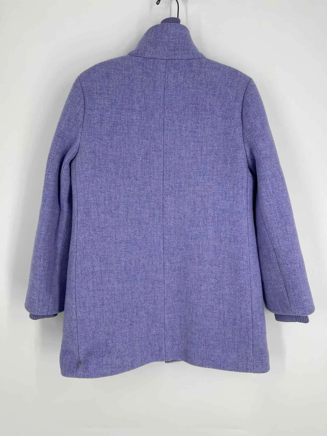 J.CREW Size 8 Pet Periwinkle/Pink Variegated Wool Blend Coats Coat