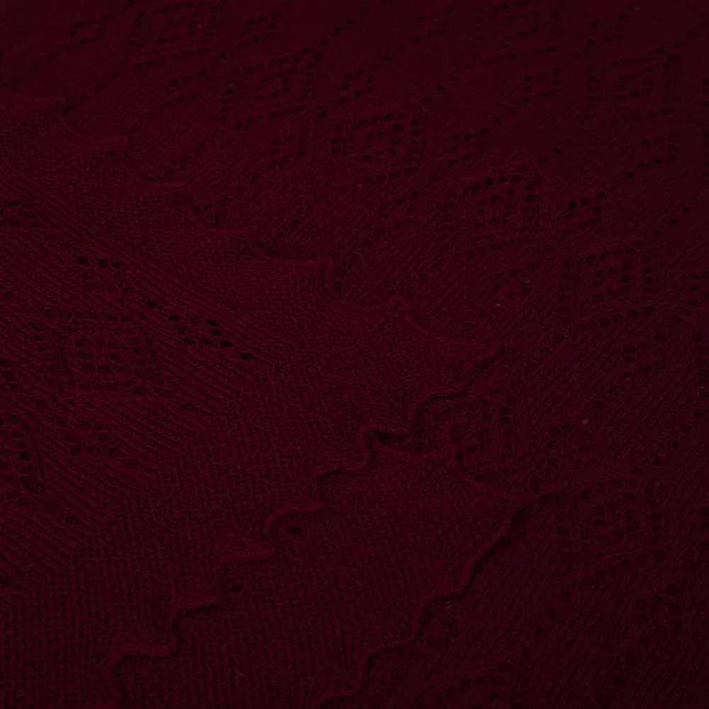 Jewel Cashmere Scarf - Claret