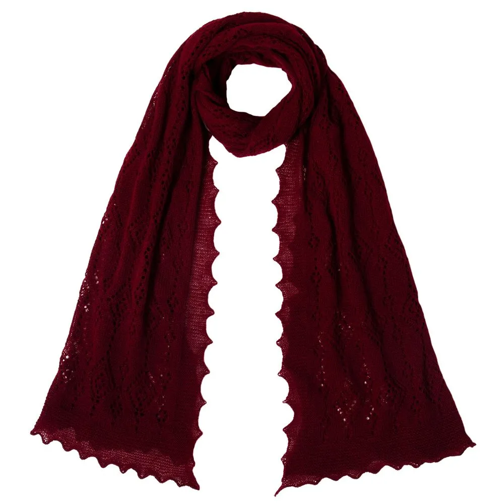 Jewel Cashmere Scarf - Claret