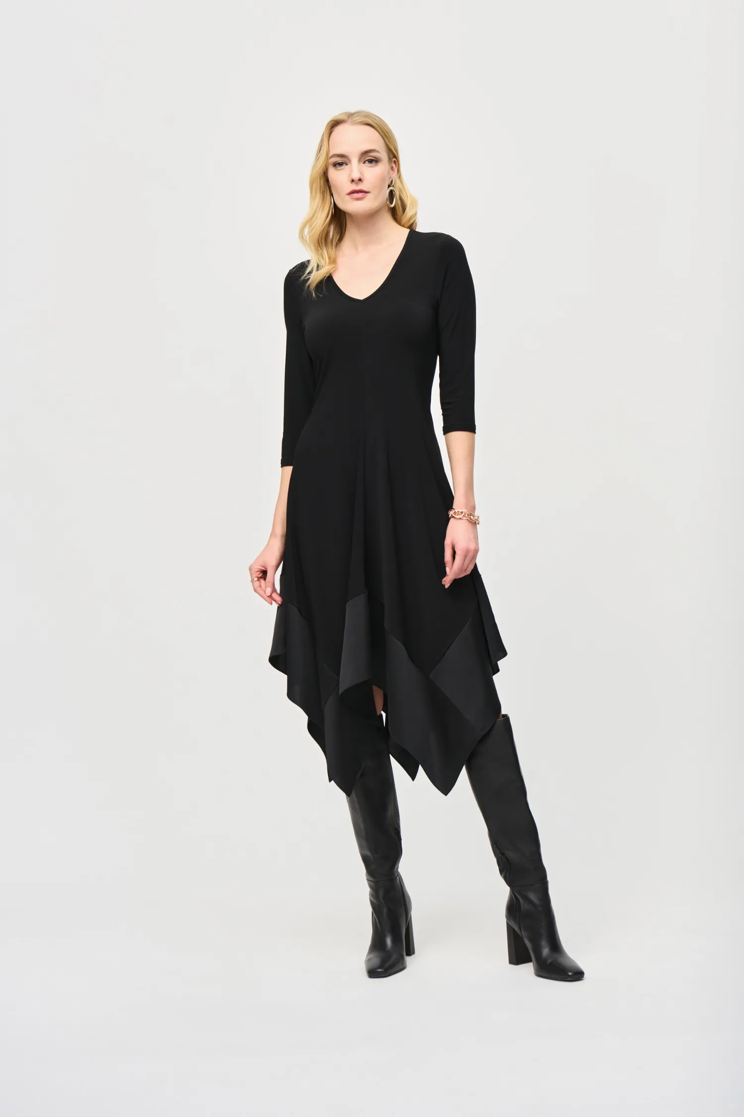 Joseph Ribkoff Silky Knit Handkerchief Dress - Style 243092