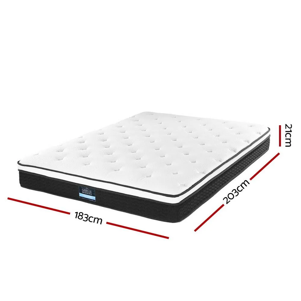 King Package | Amor Bed Gold & Bonita Euro Top Mattress (Medium Firm)