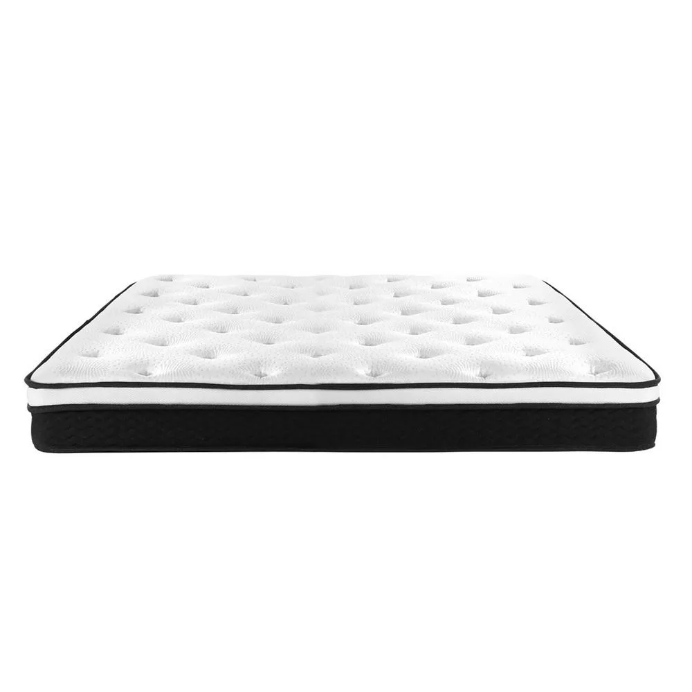 King Single Package | Coogee Bed Grey & Bonita Euro Top Mattress (Medium Firm)