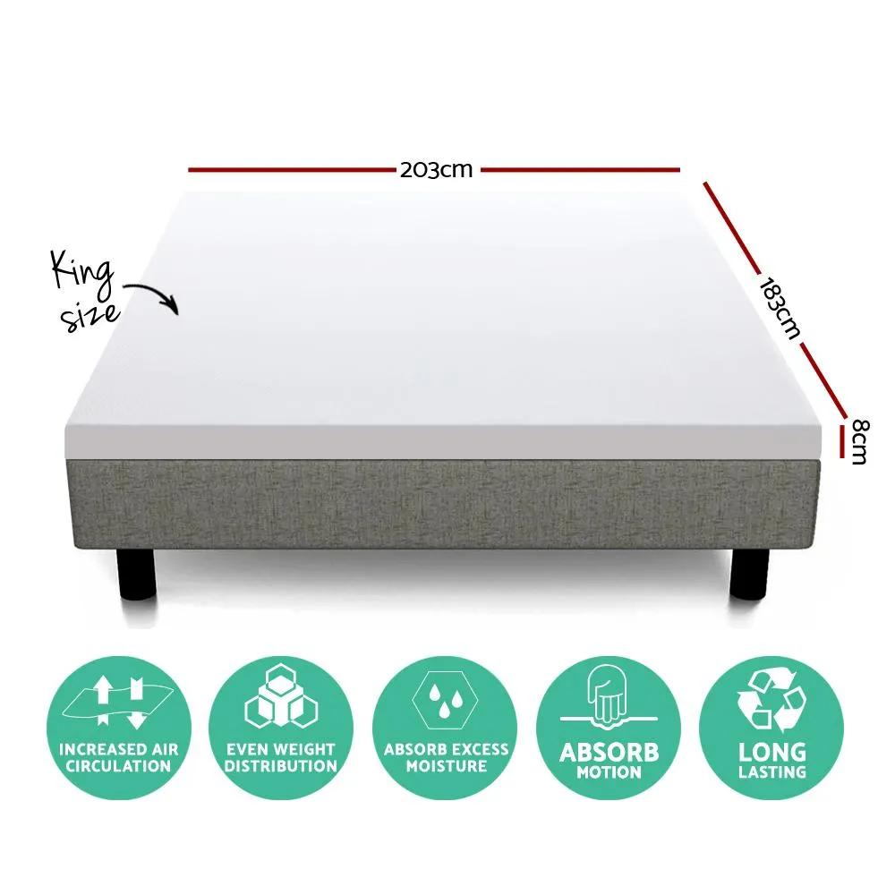 King Size Dual Layer Cool Gel Memory Foam