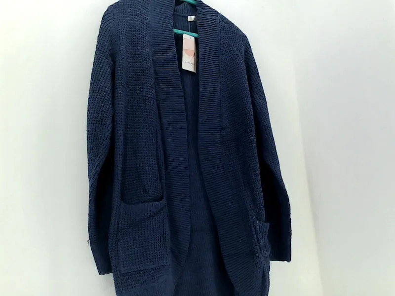 Kirundo Womens Blue Knitted Wool Cardigan - Large