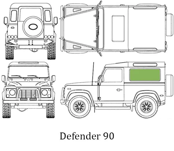 Land Rover Defender 90 - Thermal Screens