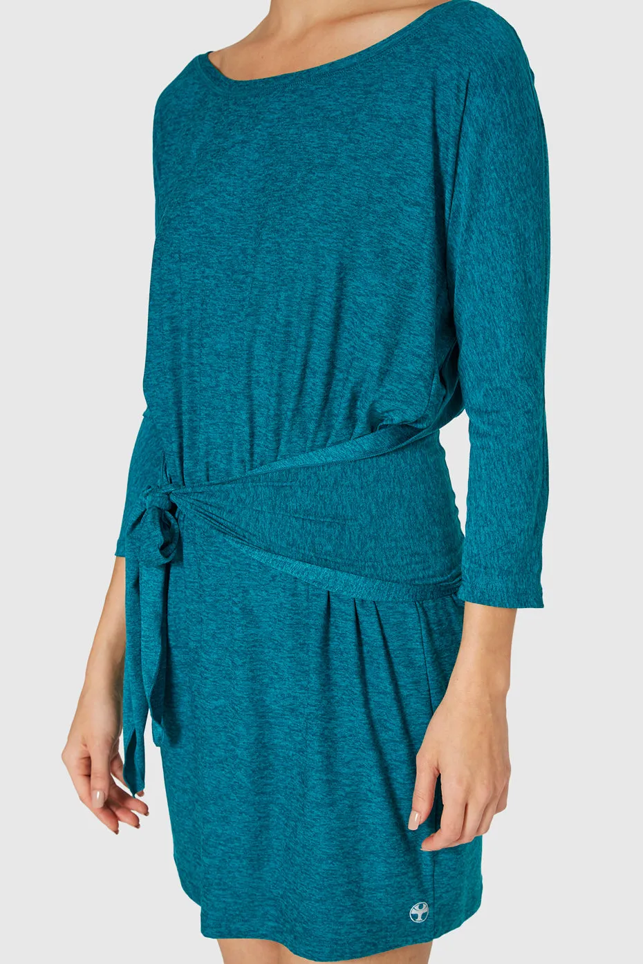 Light Heather Wrap Dress