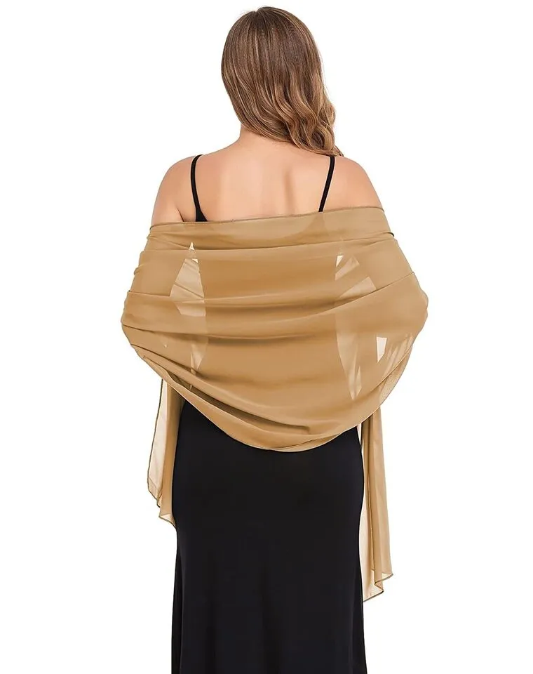 Lightweight Chiffon Shawls Scarves Wraps Sarong M21