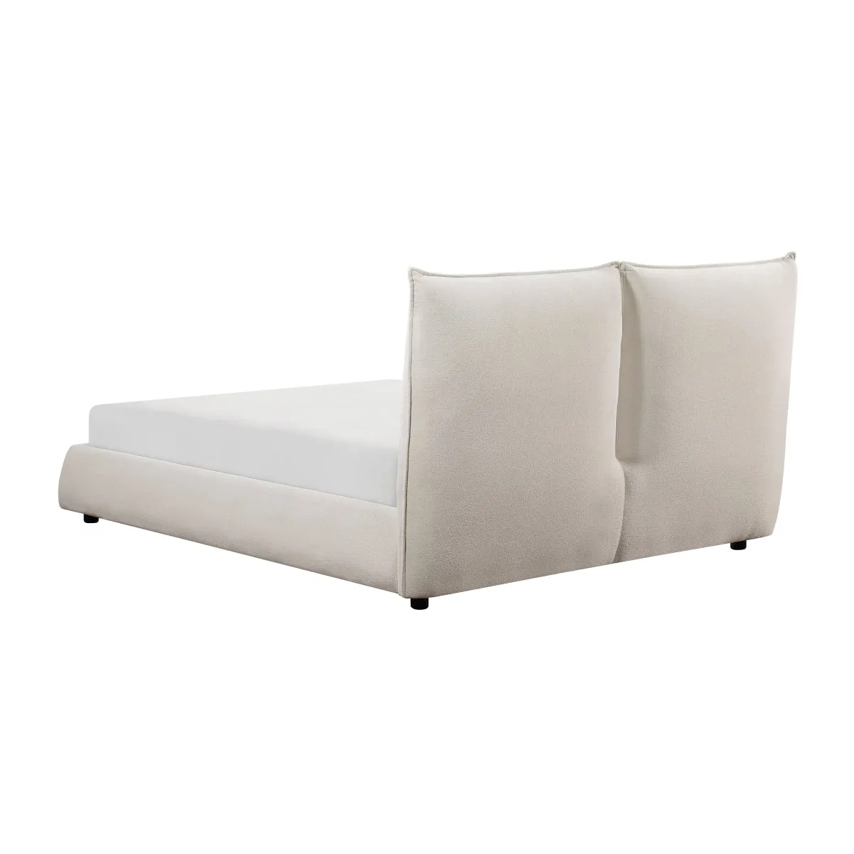 Linna Modern Chenille Upholstered Queen Bed