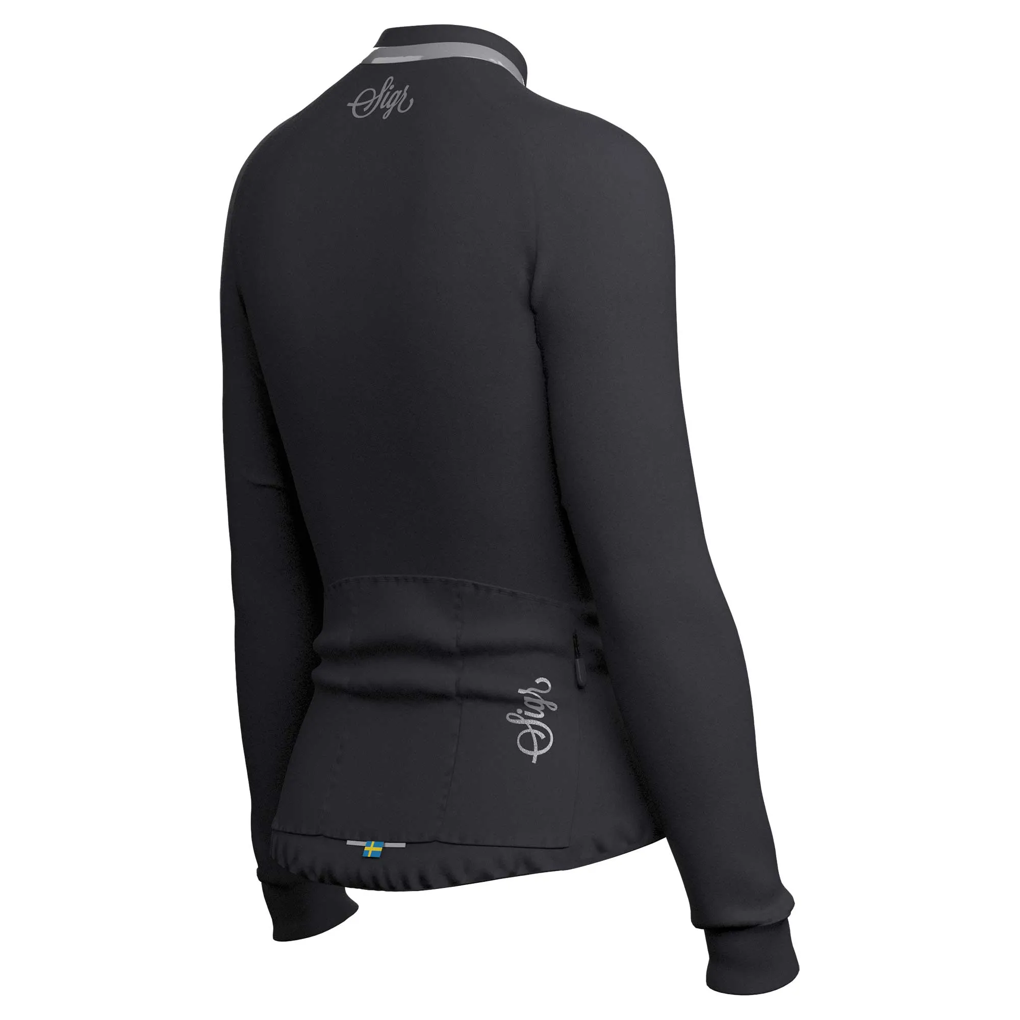 Ljung Black Women's Warmer Long Sleeved Cycling Jersey