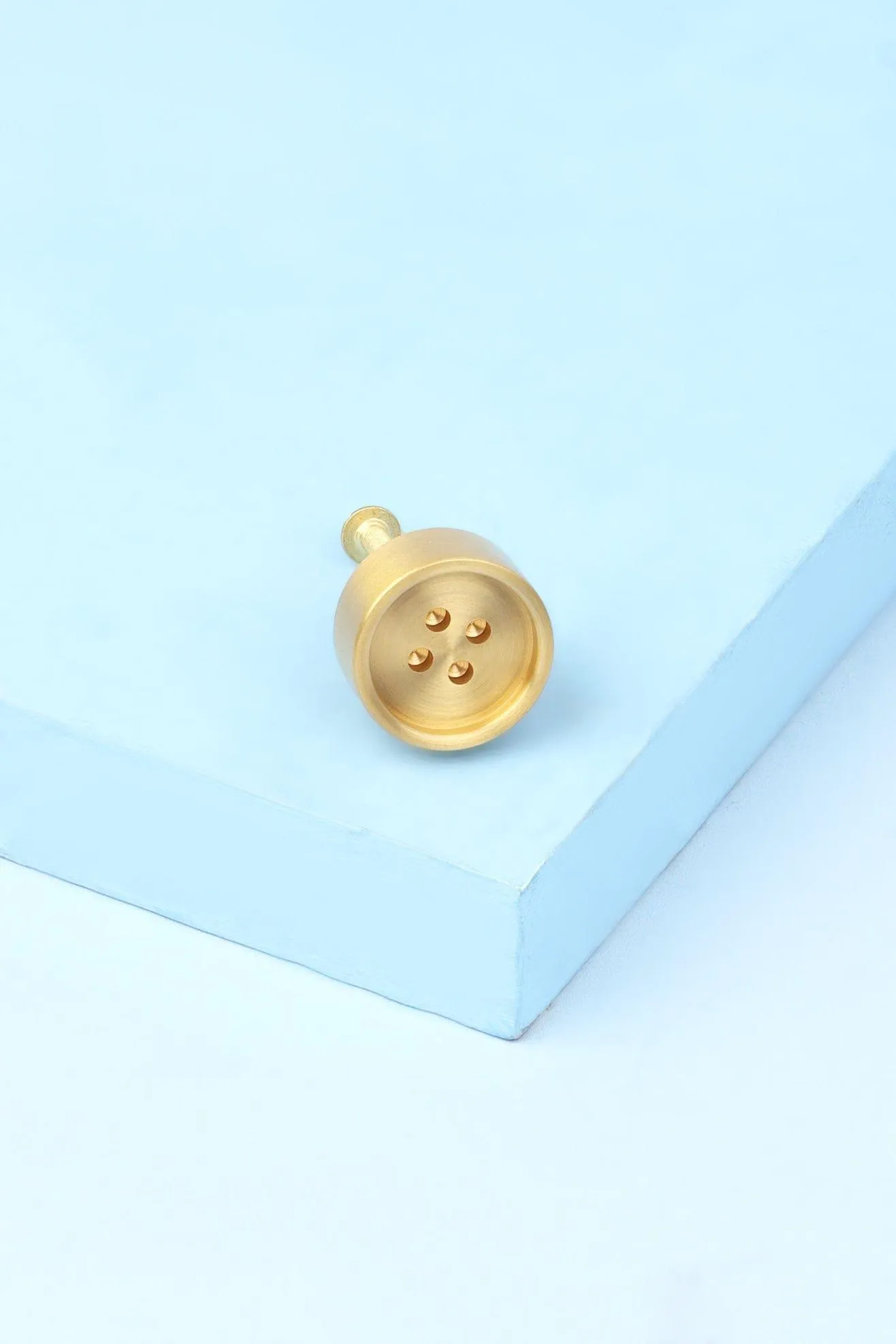 Luxury Solid Brass Button Door Knobs