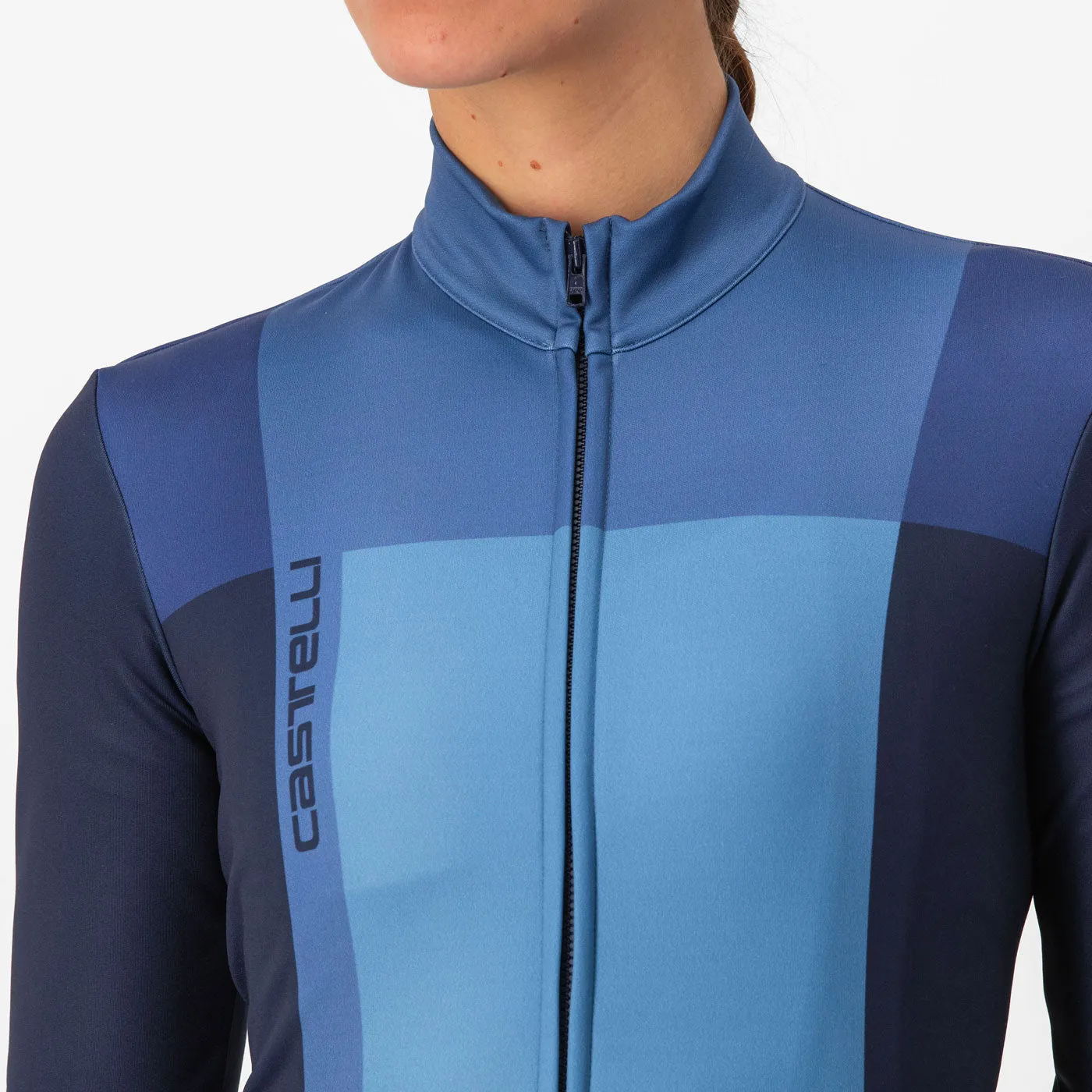 Maglia maniche lunghe donna Castelli Unlimited Thermal - Blu