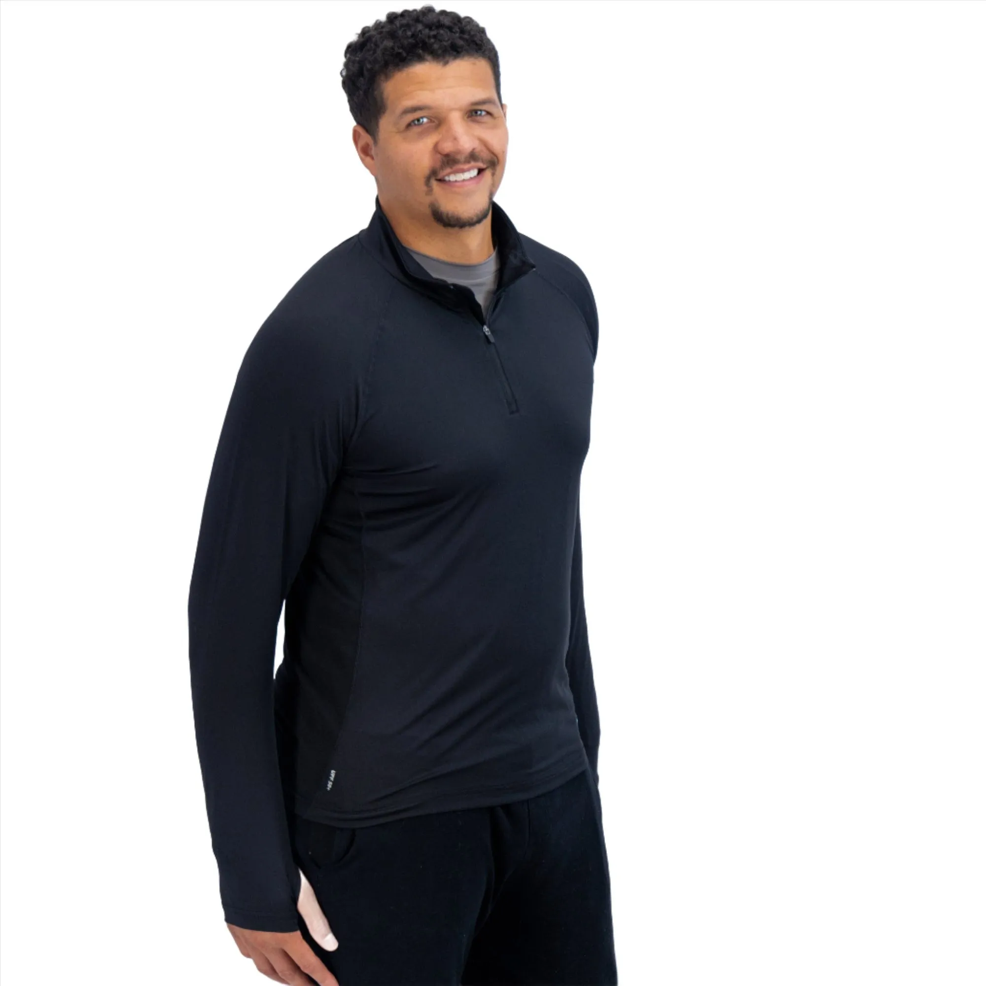 Men's Cooling 1/4 Zip LS Shirt