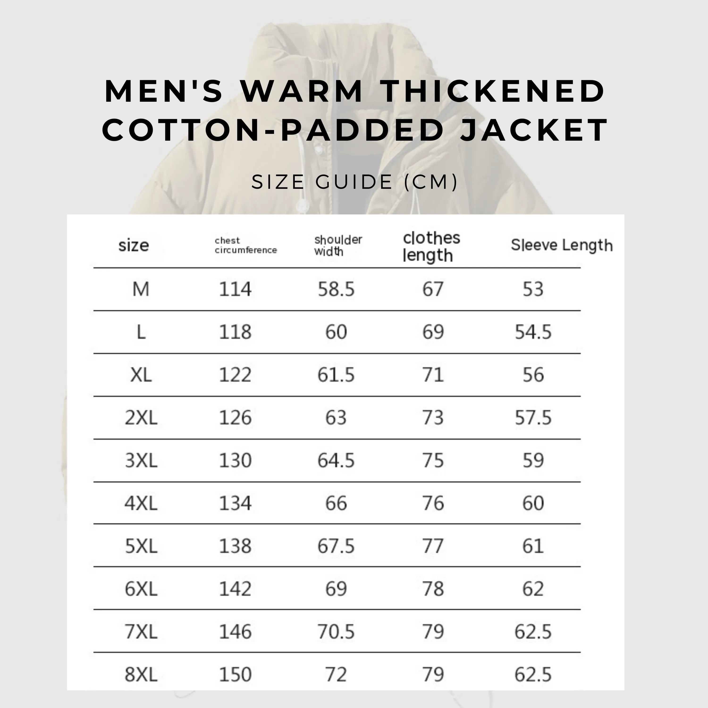 Men's Warm Thickened Cotton-padded Jacket