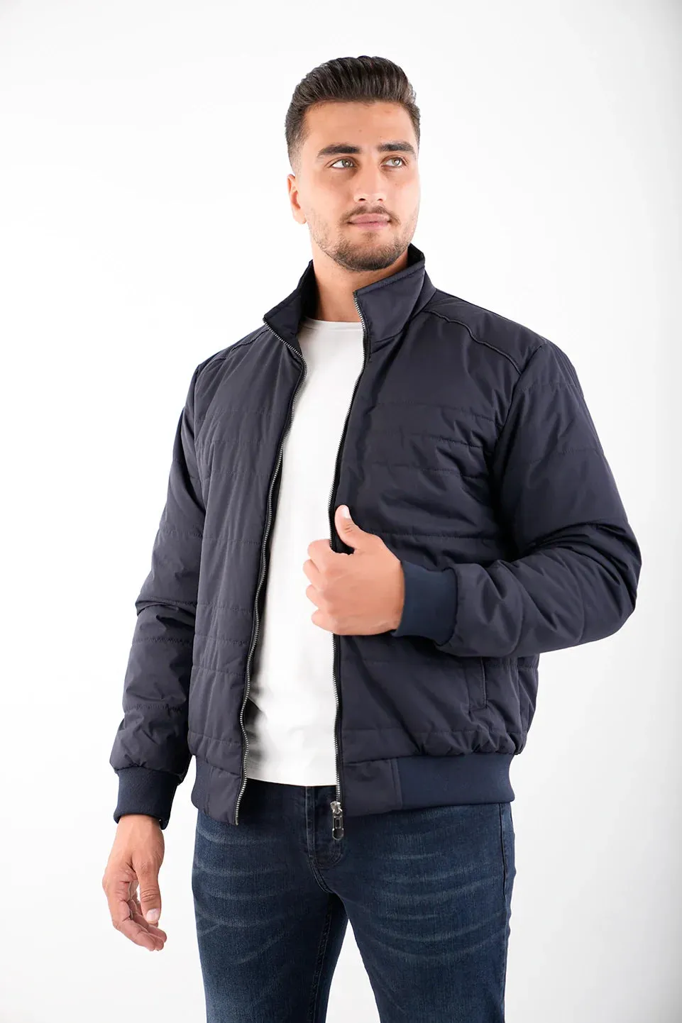 Navy Jackets With Black Code