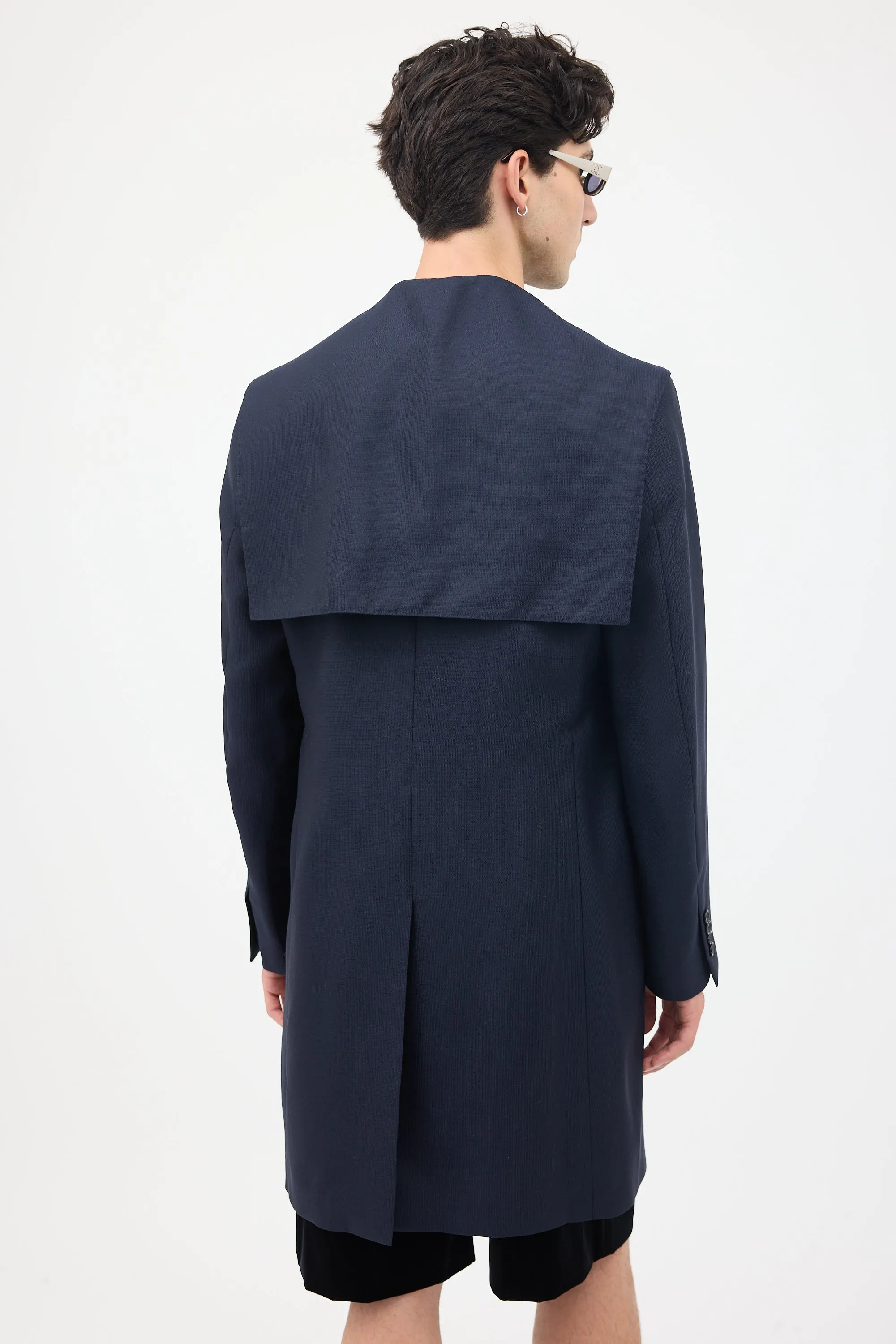 Navy Sailor Top Coat