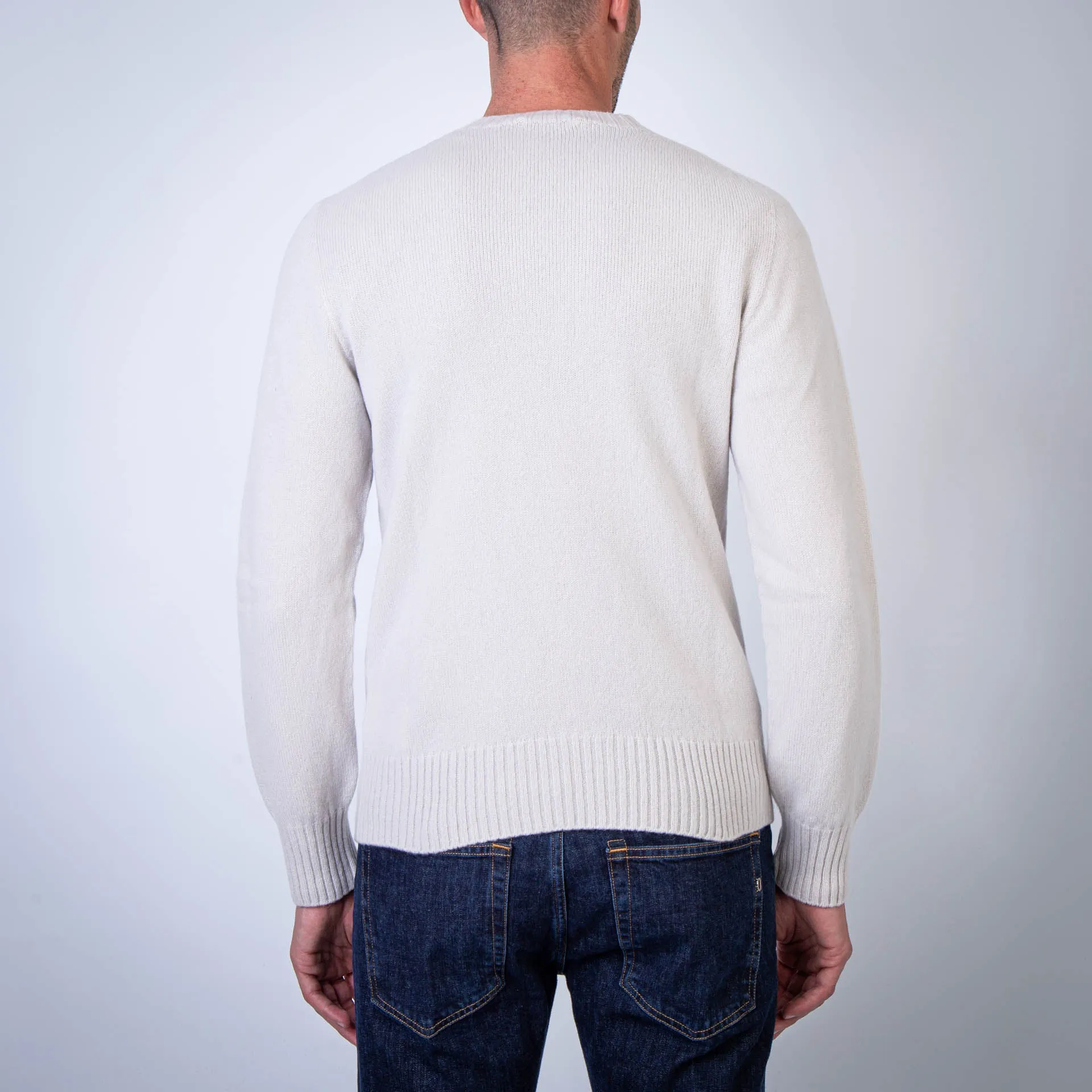 OFFICINE GENERALE SWEATER MKNT310 STONE IVORY