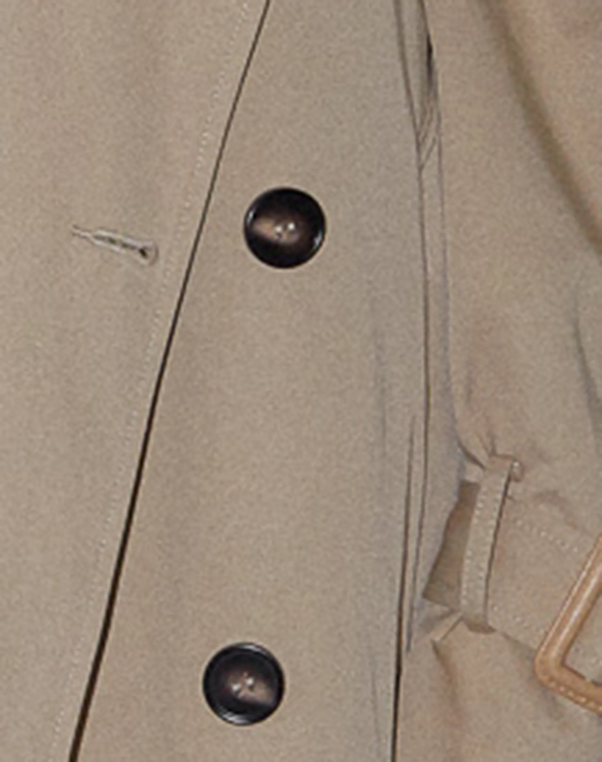 Orcati Double Breasted Trench Coat in Tan