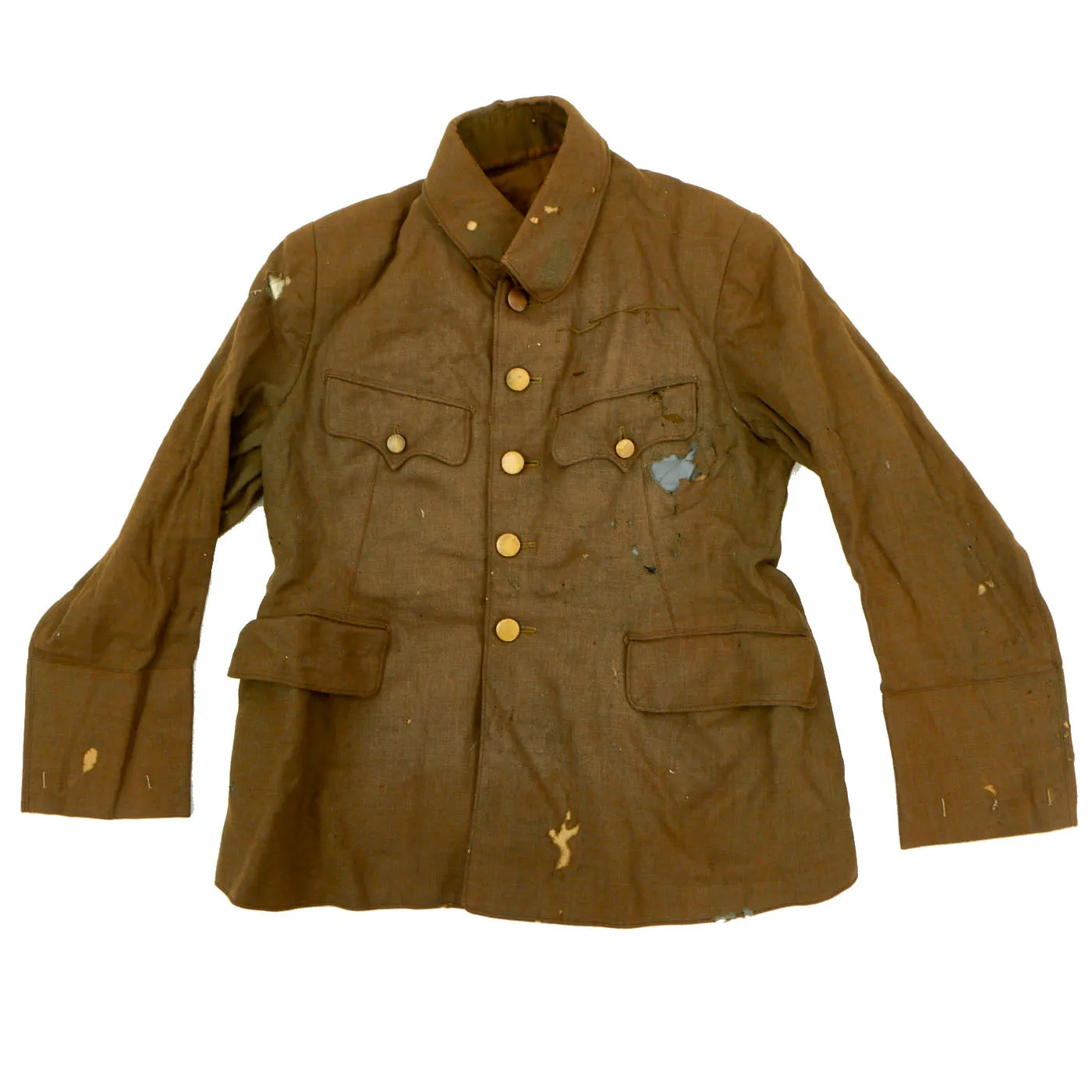 Original Japanese WWII Collection in Named USGI Wood Bring Home Crate - Uniforms, Boots, Flags, Bayonet & More