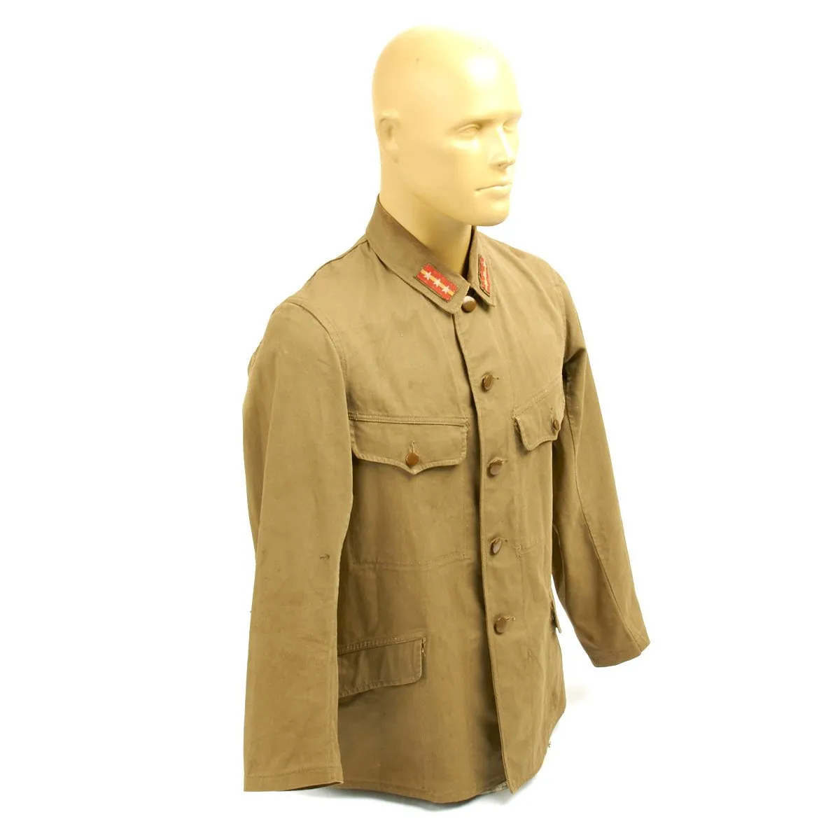 Original WWII Imperial Japanese Named Sergeant Major Tunic with Photo