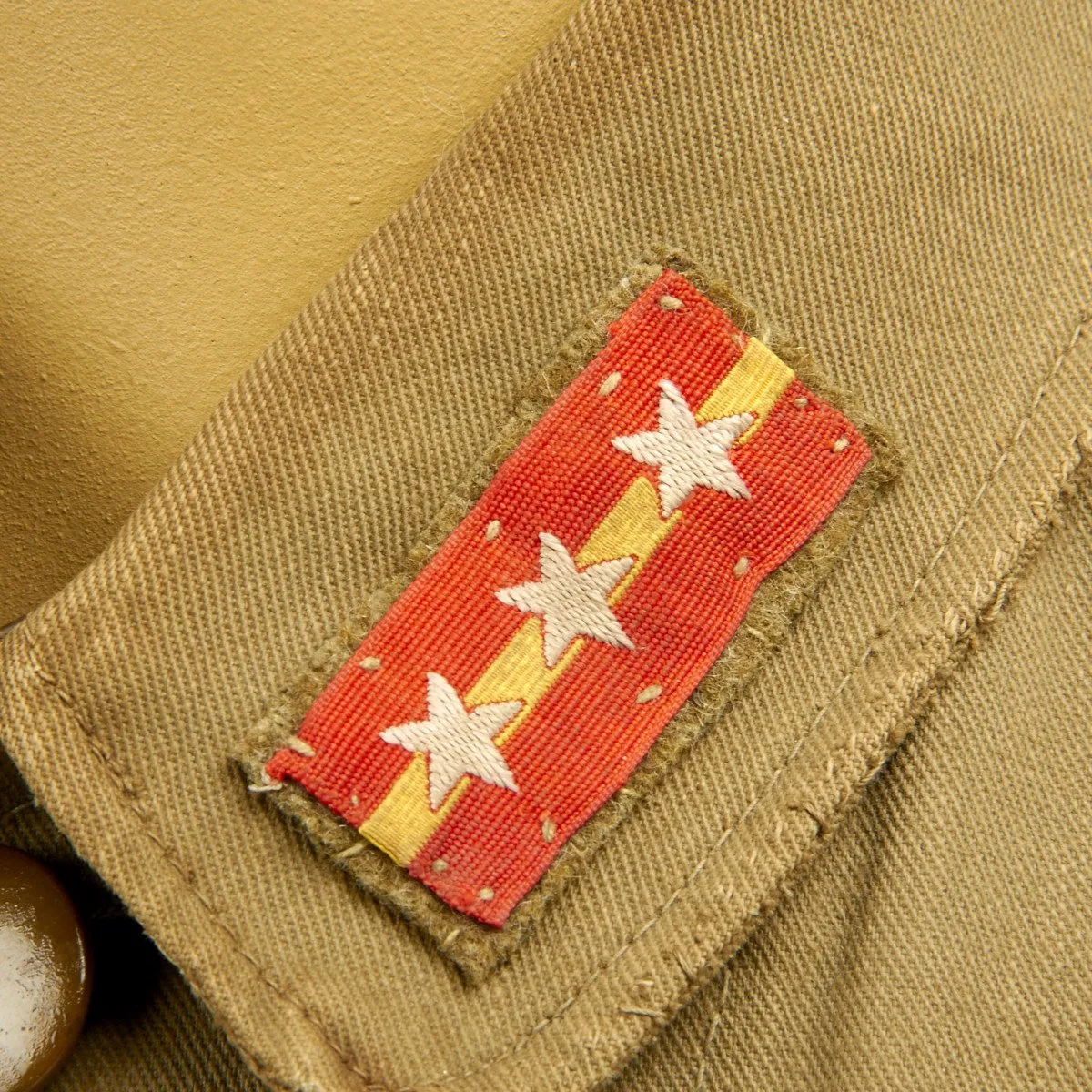 Original WWII Imperial Japanese Named Sergeant Major Tunic with Photo