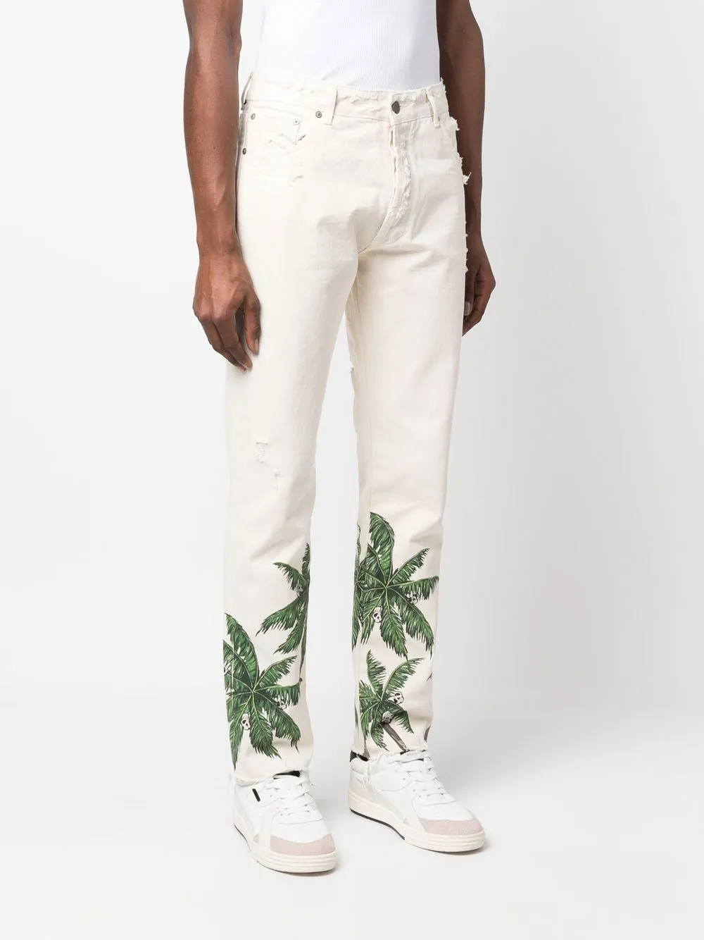 Palm Angels Jeans White