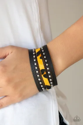 Paparazzi Born To Be WILDCAT Urban Bracelet Yellow