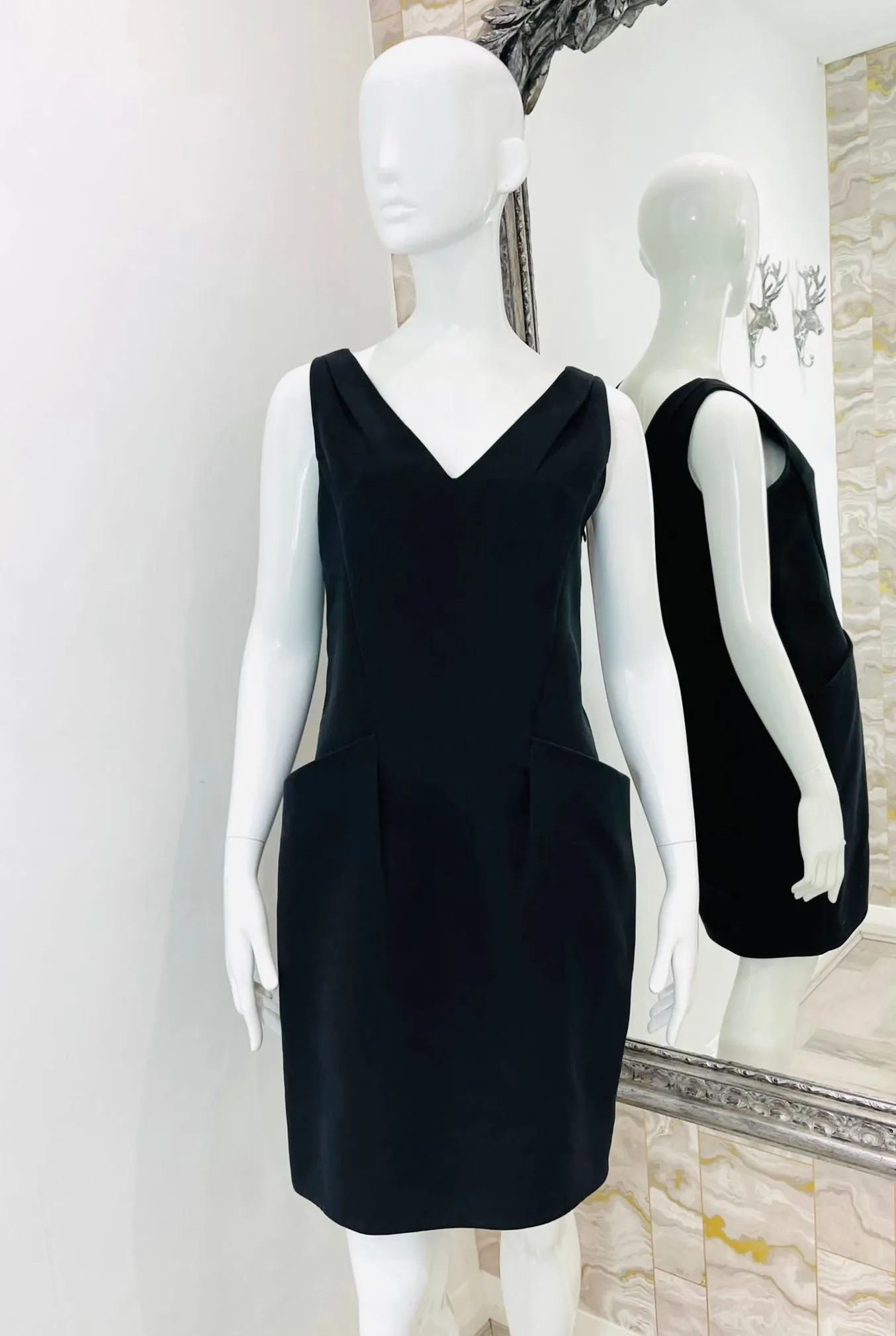 Prada Cotton Sleeveless Dress. Size 40IT