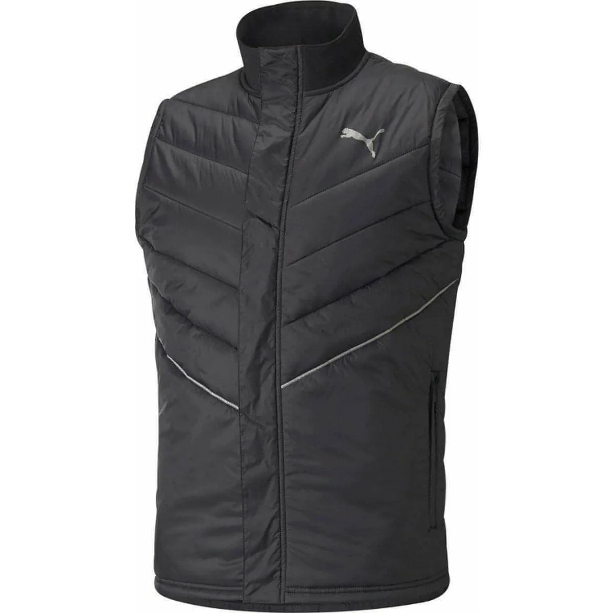 Puma Elevated Padded Mens Running Gilet - Black