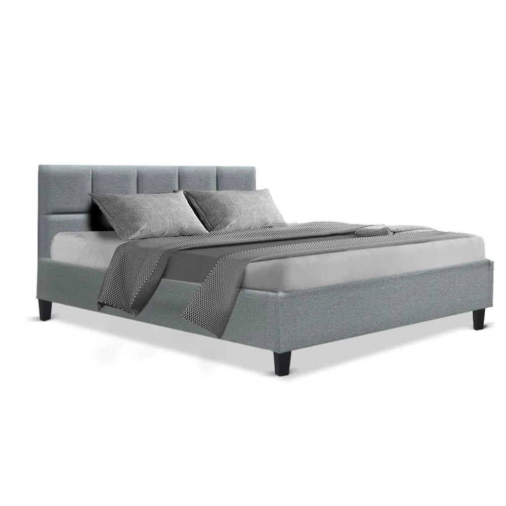 Queen Package | Bondi Bed Grey & Normay Pillow Top Mattress (Medium Firm)