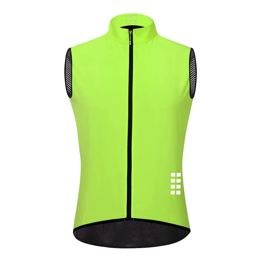 Quick Dry Cycling Vest Lightweight Ciclismo Mtb Bike Sleeveless Jersey Reflective Breathable Running Cycling Gilet