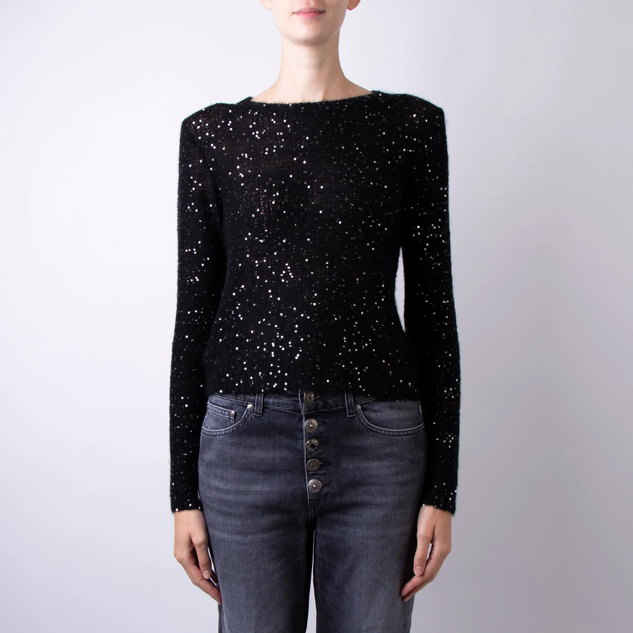 ROBERTO COLLINA SWEATER A15001 09 BLACK