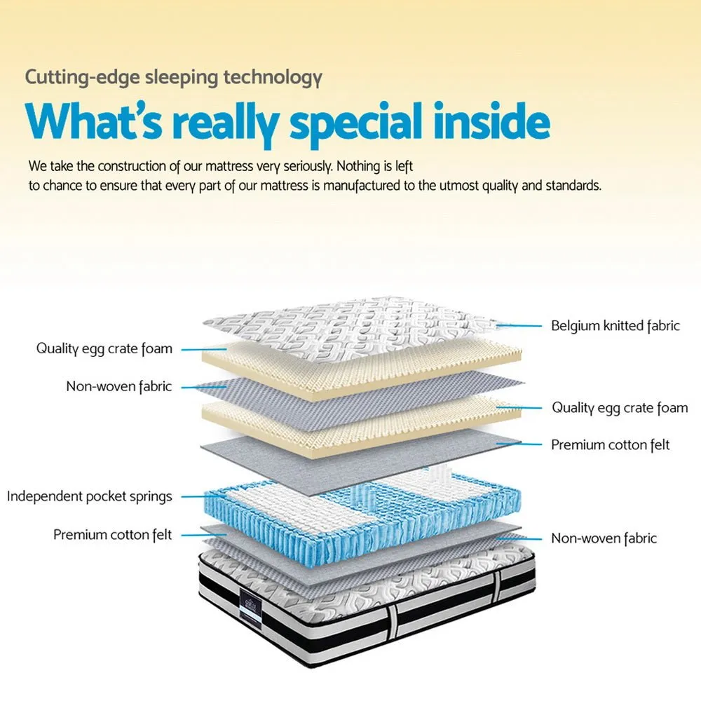 Rumba Tight Top Pocket Spring Mattress 24cm Thick - Double