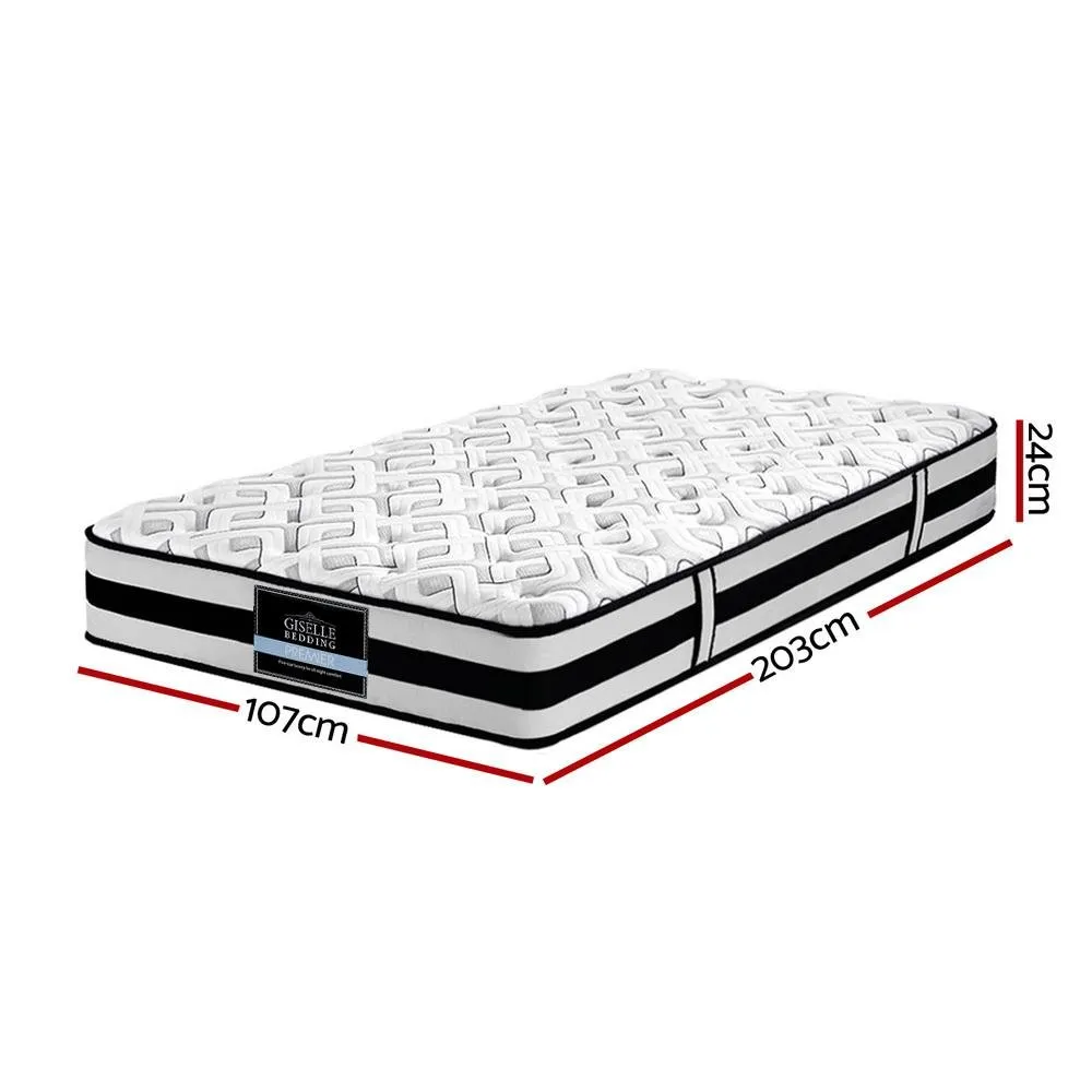 Rumba Tight Top Pocket Spring Mattress 24cm Thick - King Single