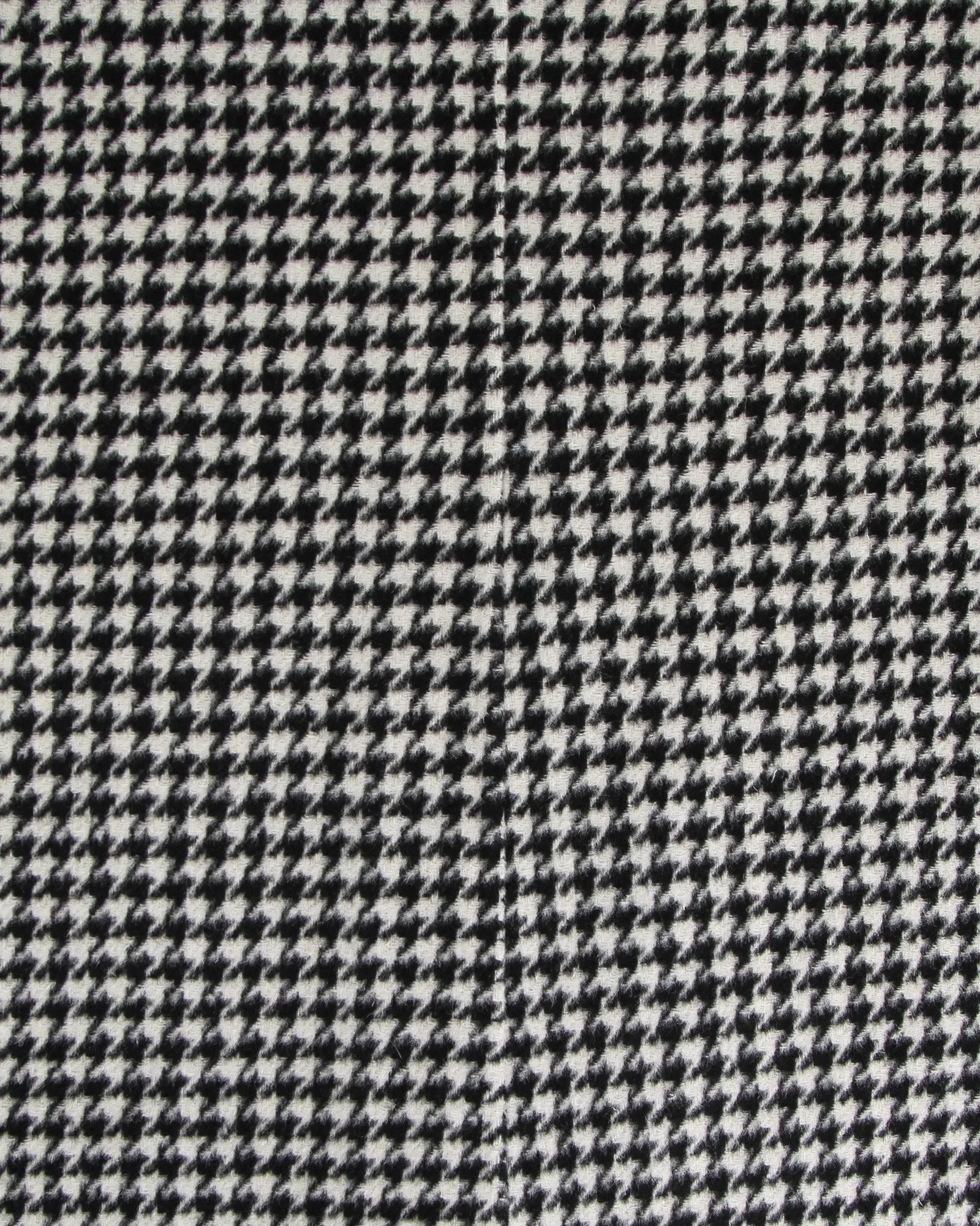 Save My Love Wool Coat - Black & White Check