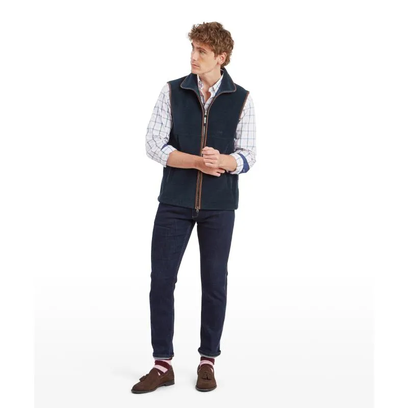 Schoffel Oakham Fleece Gilet - Petrol Blue