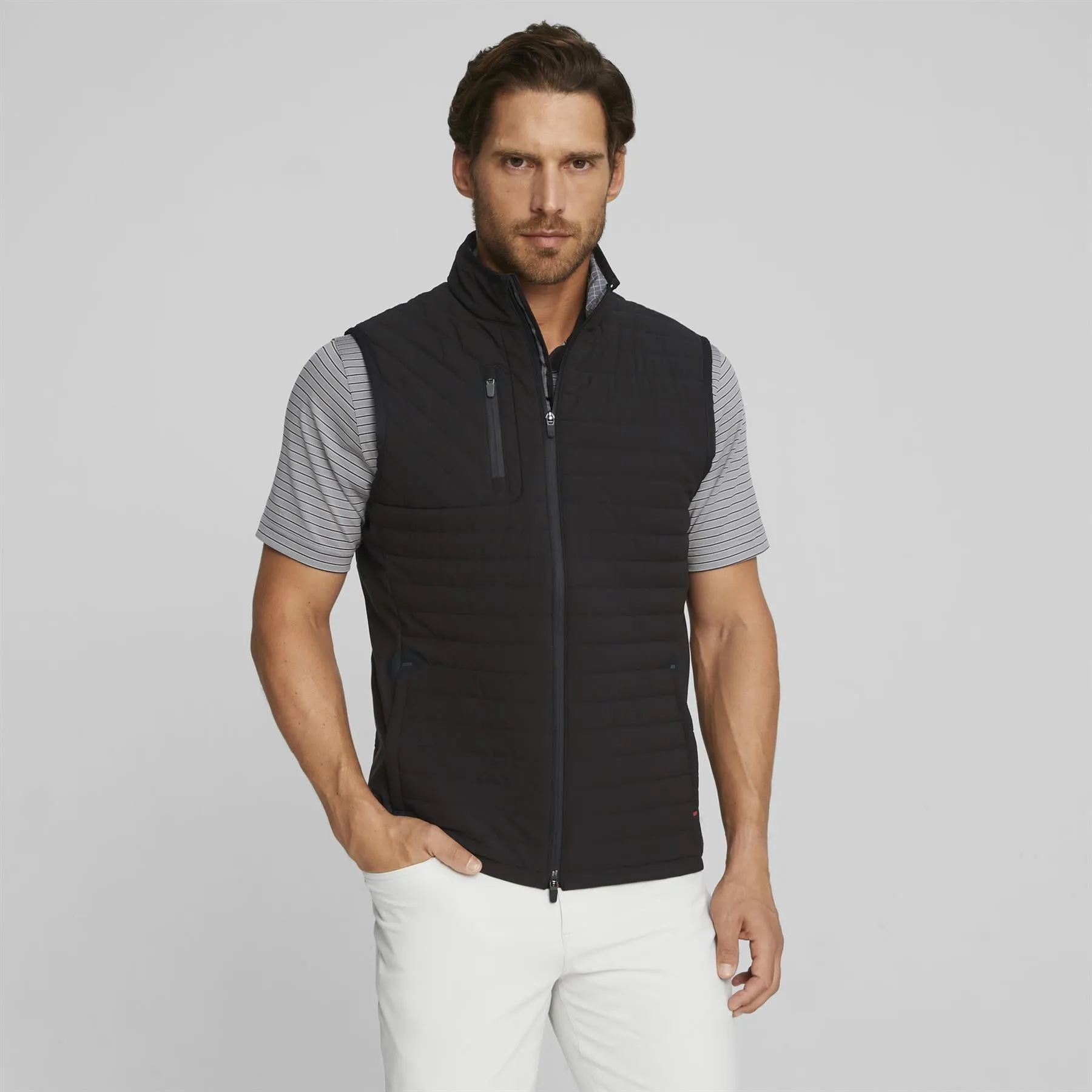 Scotia Quilted Gilet Puma Black/Slate Sky - SS24