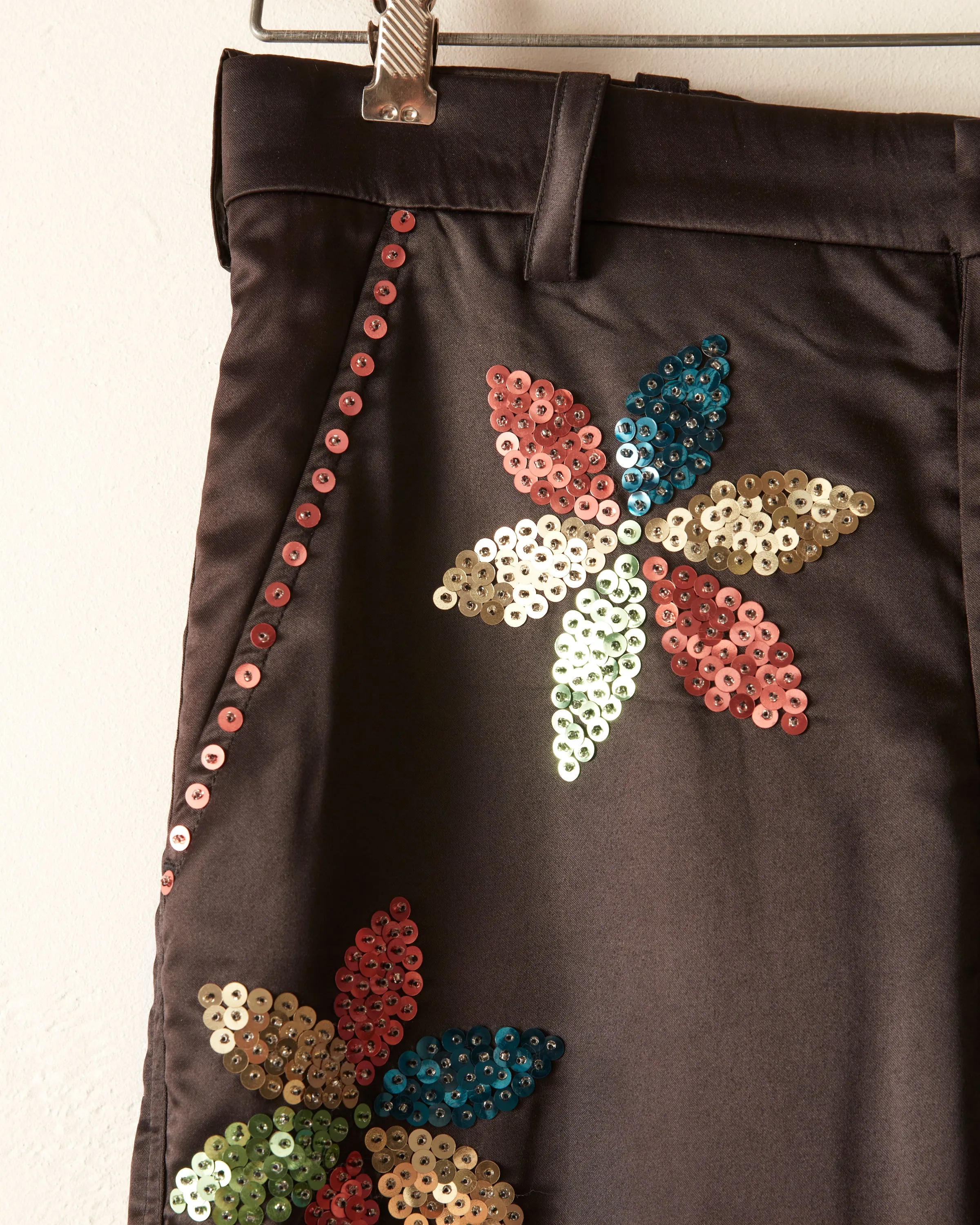 Sequined Pinwheel Trousers