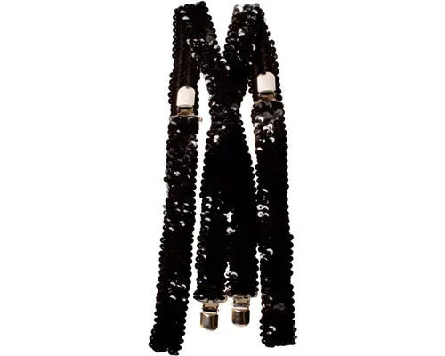 Sequined Suspenders - Various Colors