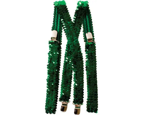 Sequined Suspenders - Various Colors