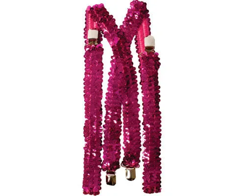 Sequined Suspenders - Various Colors