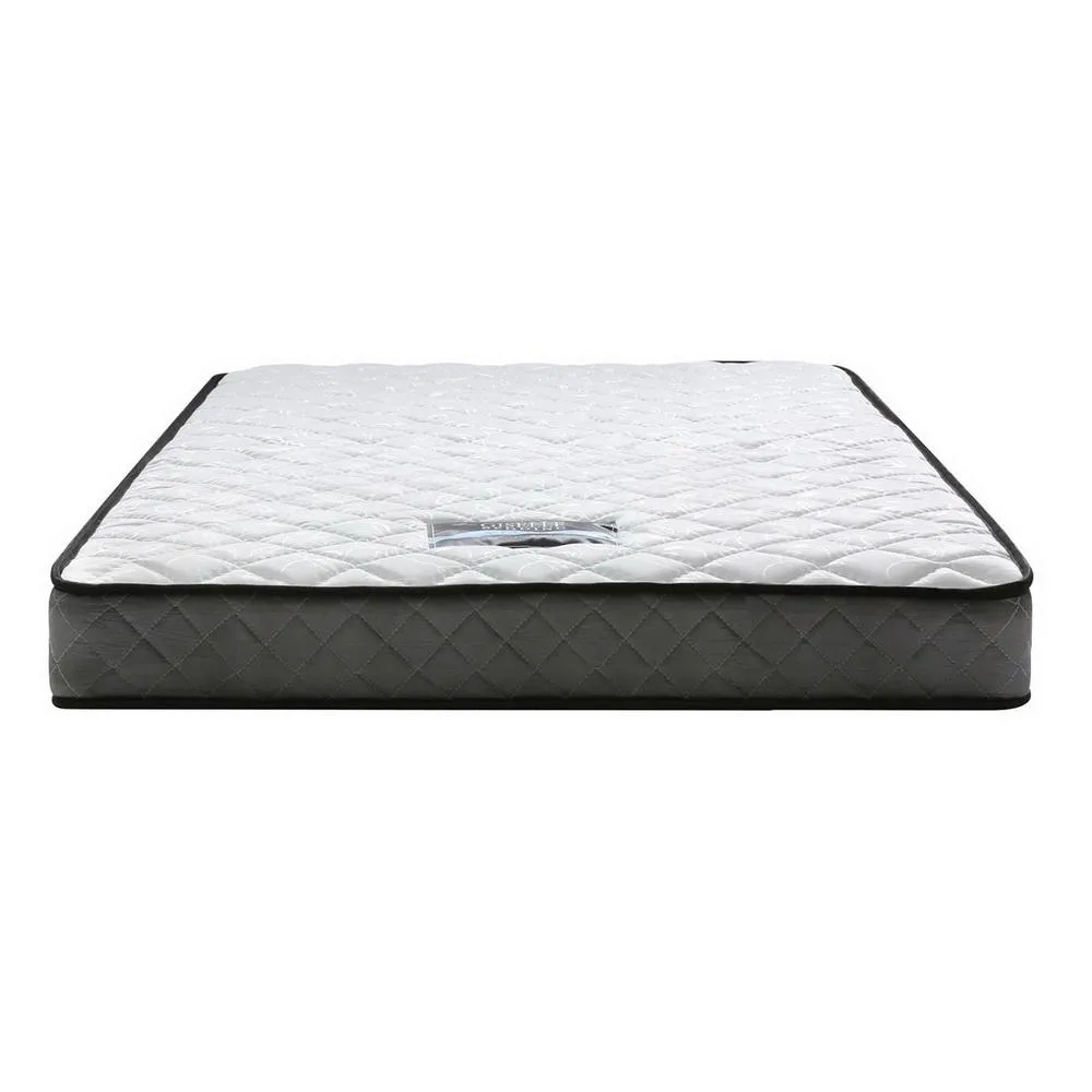 Single Package | Amor Bed Gold & Alzbeta Bonnell Spring Mattress (Medium Firm)