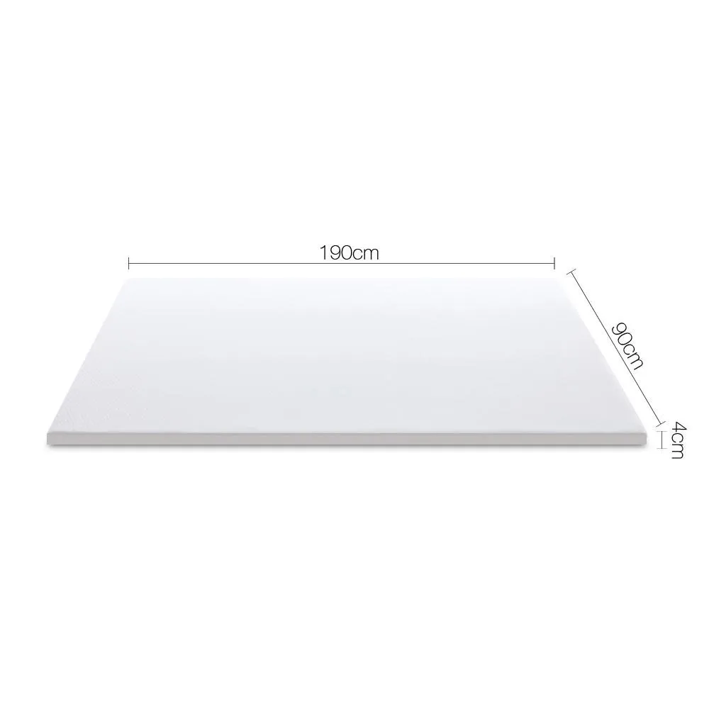 Single Size Dual Layer Cool Gel Memory Foam Topper